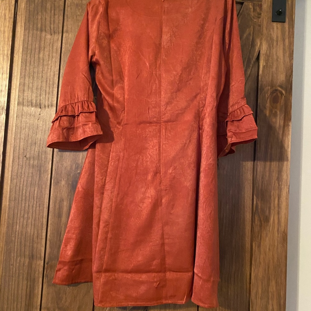 NWT Rokoko Rust Colored Dress Size Medium